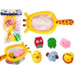 Gumová zvířátka se síťkou do koupele Žirafa