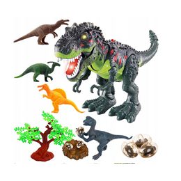 Chodící mega dinosaurus T- Rex zelený