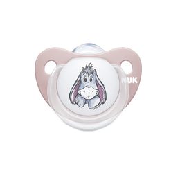 Nuk Dudlík silikonový Disney 6-18m, 1ks Oslík růžový