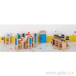 Nábytek pro panenky - kuchyň MODERNÍ, 30 dílů