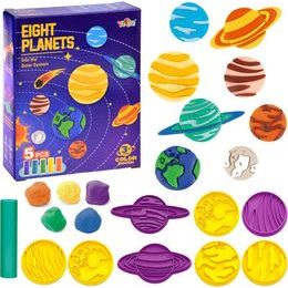Vzdělávací sada plastelínových forem PLANETY sluneční soustava