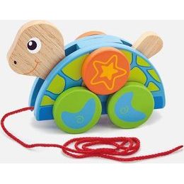 Dřevěná tahací hračka na šňůrce Viga Želva
