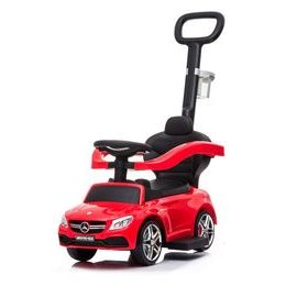 Baby Mix odrážedlo Mercedes AMG C63 s vodící tyčí 3v1 červené