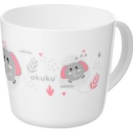 Keramický hrníček modrý dino s víkem a lžičkou 350ml