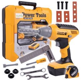Dětské nářadí s vrtačkou na baterie v kufříku Power Tools