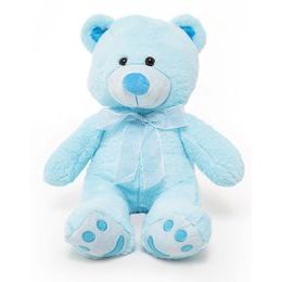 Plyšový medvídek First Teddy modrý 50 cm