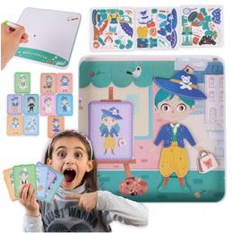 Magnetická ukládačka oblečení pro modelku Fashion Girl