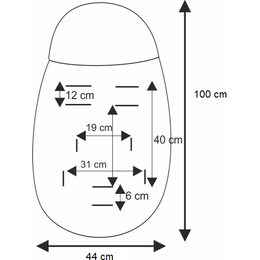 Deštník ke kočárku Caretero zelené jablko
