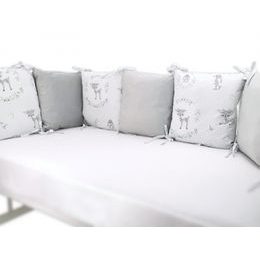 Baby Nellys Baby Nellys 2-dílné bavlněné povlečení Lama - růžové