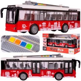 Dětský autobus se světlem a zvuky City Bus 1:16