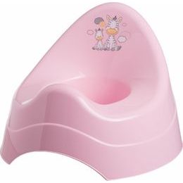 MALTEX nočník Zebra světle růžový