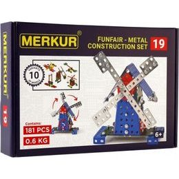 Stavebnice MERKUR 019 Mlýn 10 modelů 182ks