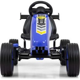 Dětská šlapací motokára Go-kart Milly Mally Rocket modrá