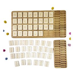 Doska XL + drevený zásobník (malé tlačené - DE)