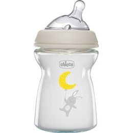 CHICCO Láhev kojenecká Natural Feeling 250ml, 0m+ Sklo