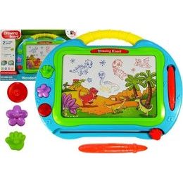 Magnetická kreslící tabulka s doplňky tyrkysová