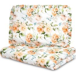 Souprava do postýlky 2ks 100x135 cm Pivoňky