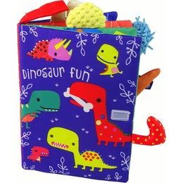 Látková kniha pro nejmenší barevná - Dinosaurus