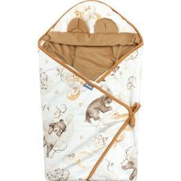 Mušelínová zavinovačka do autosedačky - Khaki