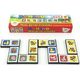 Domino - Moje první zvířátka 28ks - společenská hra