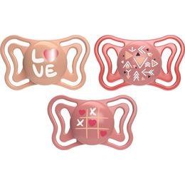 Silikonový dudlík Physio Light 16m, 2ks růžový