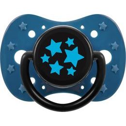 Dudlík silikonový 12m+, modročerná