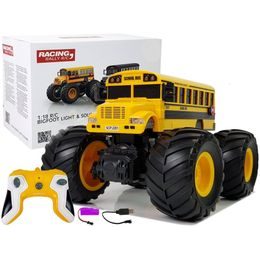 Autobus na dálkové ovládání Bigfoot žlutý 1:18