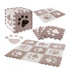 Výuková pěnová podložka Tlapky 9ks