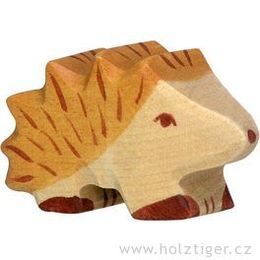 Malý ježeček - lesní dřevěné zvířátko