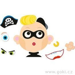 Magnetická hra - kluk, 66 dílů