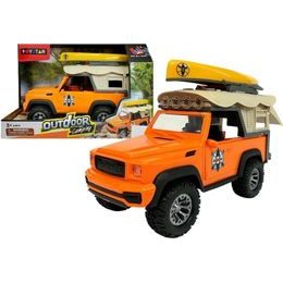 Auto Jeep ke kempování - oranžové