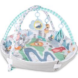 CANPOL babies Edukativní hrací deka s ohrádkou SAFARI 0m+