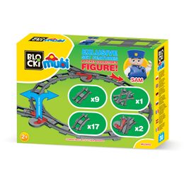 Blocki Mubi sada kolejí pro vláčky 29 dílů