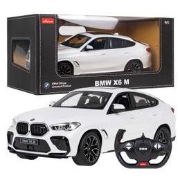 Rastar auto na dálkové ovládání BMW X6 M 1:14 bílé