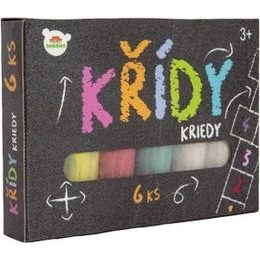 Křídy barevné chodníkové 6ks