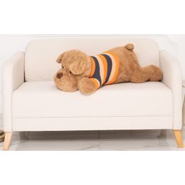 Plyšový pejsek Rek 100 cm - hnědý