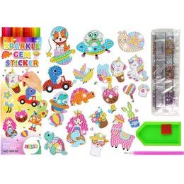 Diamantové vylepovací samolepky s flitry