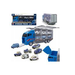 Policejní nákladní automobil/transportér + 6 aut