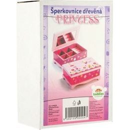 Skříňka šperkovnice Princess zrcadlo