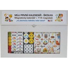 Kalendář magnetický - Školka 114ks magnetek