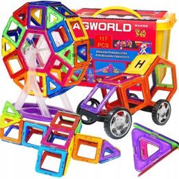 Doris magnetická stavebnice XXL v kufříku Magical Magnet 117 dílů