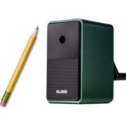 Strouhátko na tužky s kličkou, se zásobníkem a nastavitelným ostřím, zelená