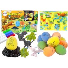 Dinosauří sada na malování vajíček s figurkami