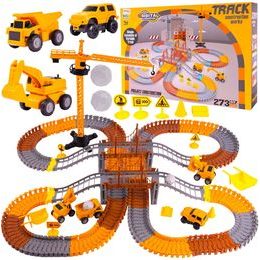 Autodráha s autíčkem na baterii a jeřábem 273 dílků City Truck