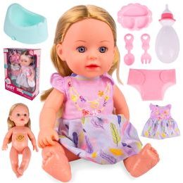 Interaktivní mluvící panenka s příslušenstvím My Baby 33 cm