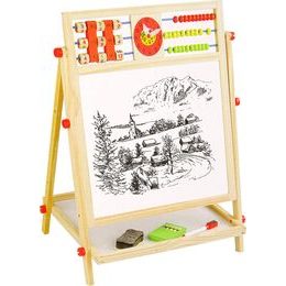 Oboustranná magnetická tabule s doplňky -modro/růžová