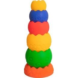 Hencz Toys Interaktivní pyramida Skořápky - 6 dílů - pestrobarevná