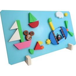 Magnetické dílky Krtek na cestách 31ks