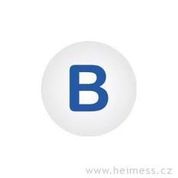 B - zacvakávací korálek, polovina