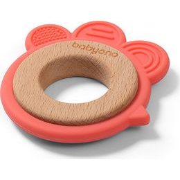 Dřevěné silikonové kousátko slepice